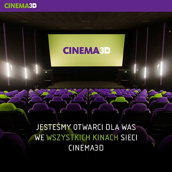 Kina sieci Cinema3D s otwarte!
