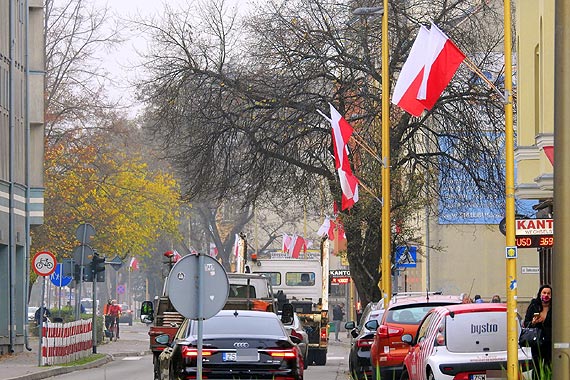 Miasto zostao udekorowane na jutrzejsze wito Niepodlegoci