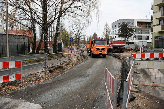 Wschodnia obwodnica miasta. W grudniu pierwsza warstwa asfaltu