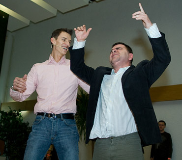 MIESZKANIEC WINOUJCIA ROBI FUROR W STOLICY!