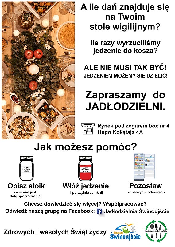 Nie marnujmy ywnoci! Przekamy nadwyki do jadodzielni