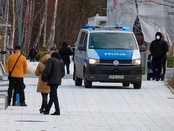 W czasie wit policja czuwaa nad bezpieczestwem mieszkacw