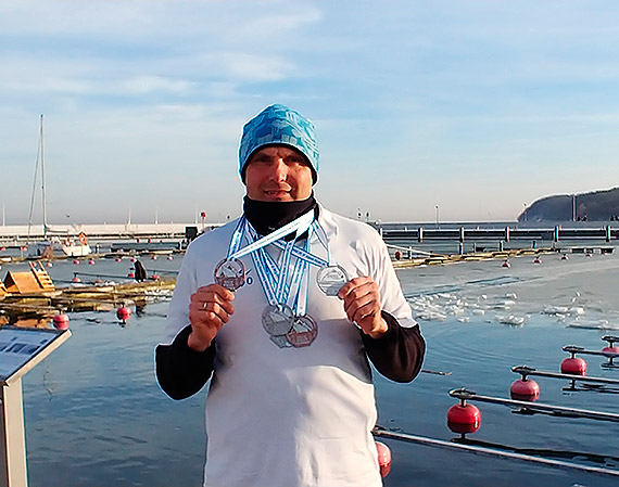  	5 medali Michaa w Gdynia Winter Swimming Cup 2021