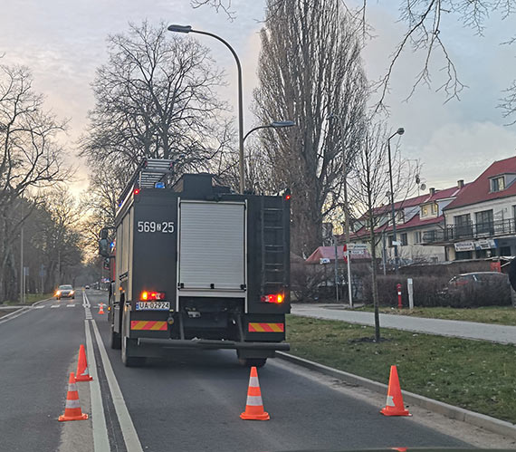 Poar na Sezamkowej. Ogie zaj jeden ze straganw