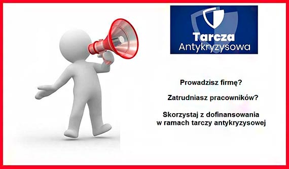  	Dofinansowania dla przedsibiorcw w ramach tarczy antykryzysowej - PUP w winoujciu