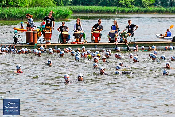 Podium winoujskich triathlonistw