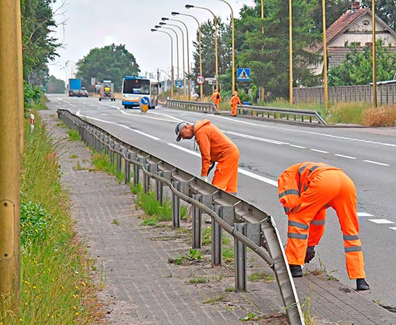 Remondis sprzta DK 3 na terenie miasta winoujcie