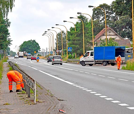 Remondis sprzta DK 3 na terenie miasta winoujcie