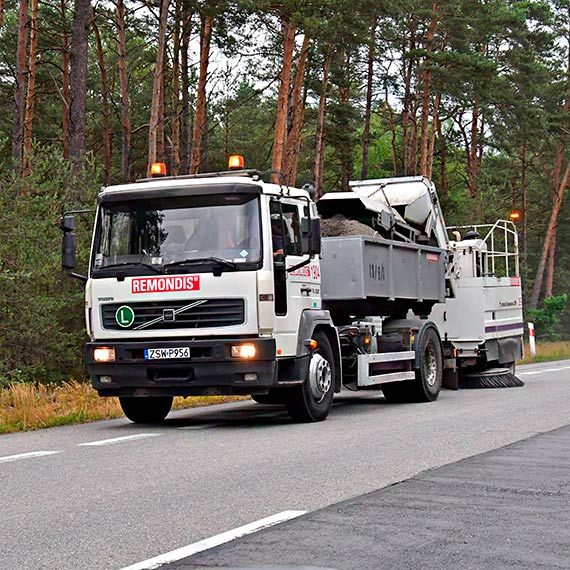 Remondis sprzta DK 3 na terenie miasta winoujcie