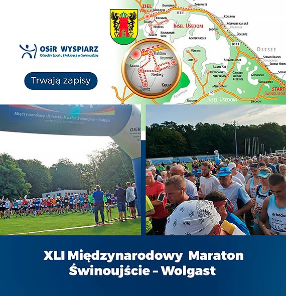 Zaproszenie do udziau w MARATONIE winoujcie Wolgast