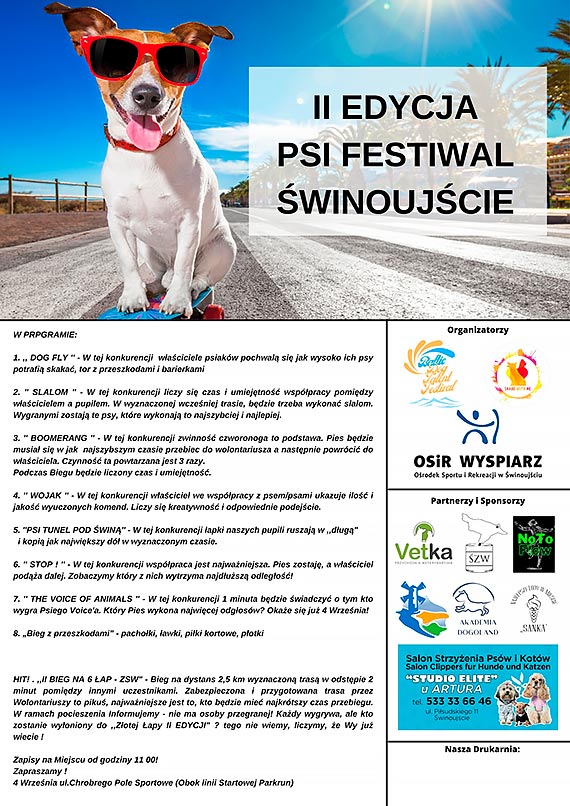 „II EDYCJA PSI FESTIWAL” ju w t sobot!