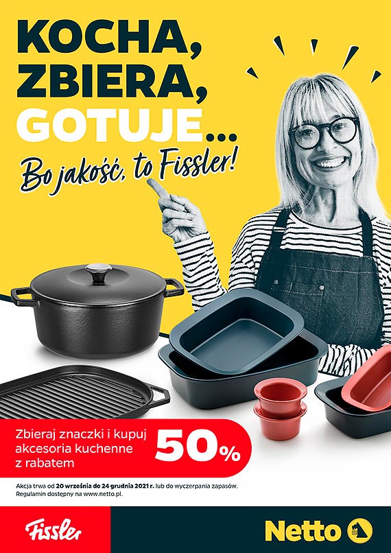 „Kocha, zbiera, gotuje”. Netto ruszyo z now akcj lojalnociow