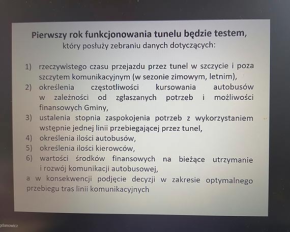 Jak bd jedziy autobusy po otwarciu tunelu?