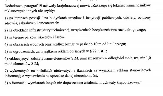 Agatowska uwaa, e nakazy zdejmowania banerw to „kneblowanie” ust mieszkacom