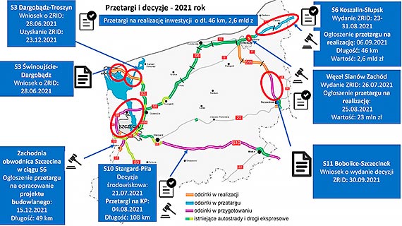 Podsumowanie 2021 roku na drogach krajowych wojewdztwa zachodniopomorskiego