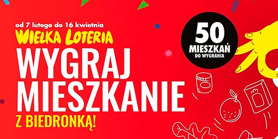 Wielka loteria „WYGRAJ MIESZKANIE z BIEDRONK” wanie startuje!