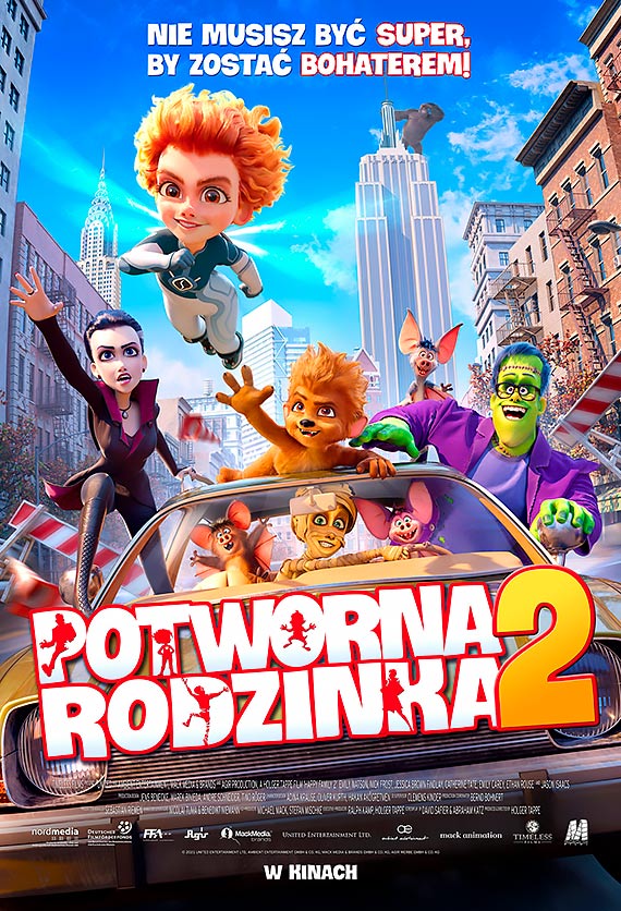 Przedpremierowo Potworna rodzinka 2 w kinie Eva w Midzyzdrojach