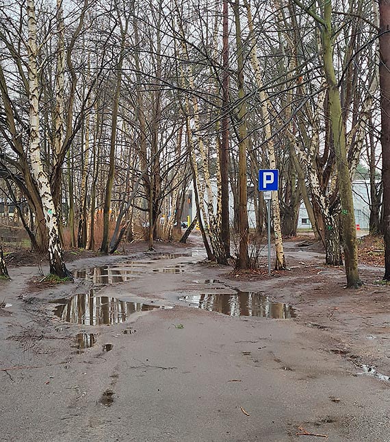 Tu bdzie parking na niemal 100 miejsc