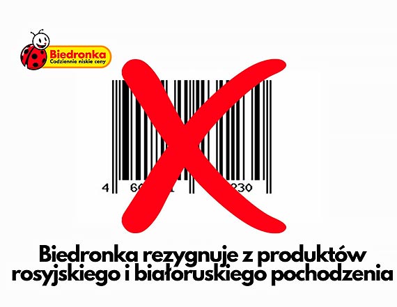 Biedronka rezygnuje z produktw rosyjskiego i biaoruskiego pochodzenia