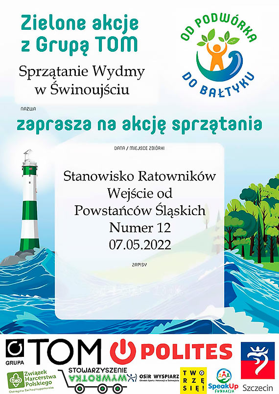 Ruszya akcja „Od Podwrka do Batyku” - zielone akcje z grup TOM!