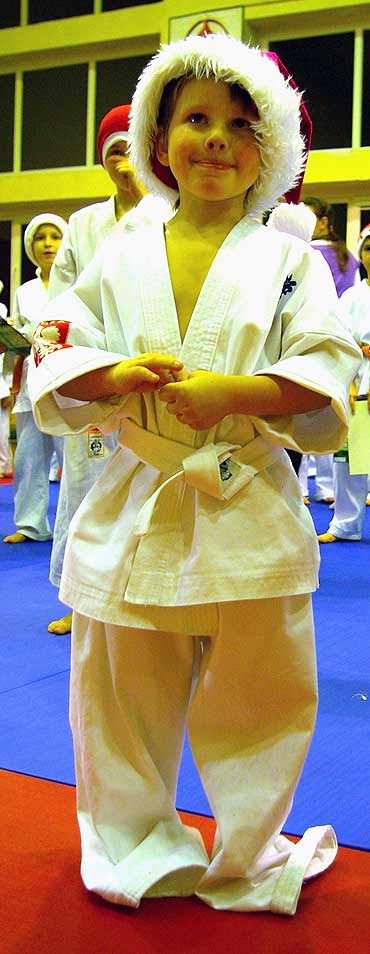 winoujski Mikoajkowy Turniej Karate Kyokushin dla najmodszych