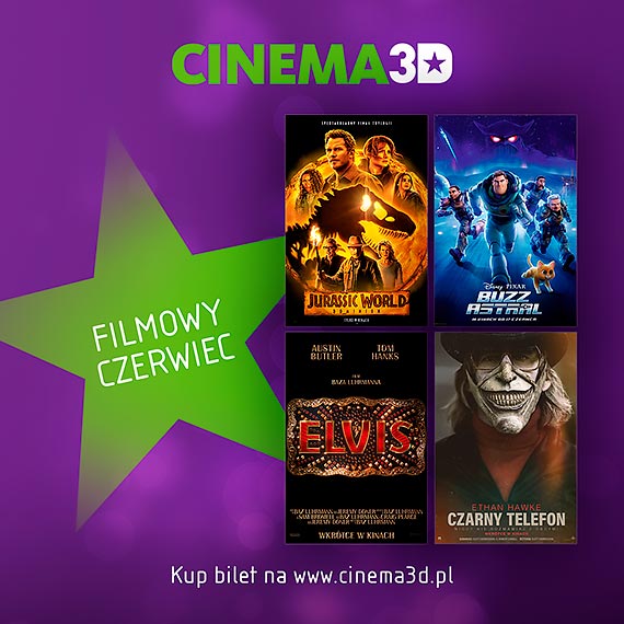 Co warto zobaczy w czerwcu w Cinema3D?