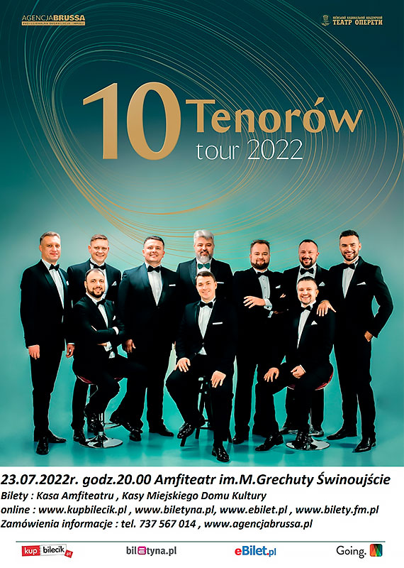 „Caa sala piewa z nami” 10 Tenorw NOWY PROGRAM 2022!