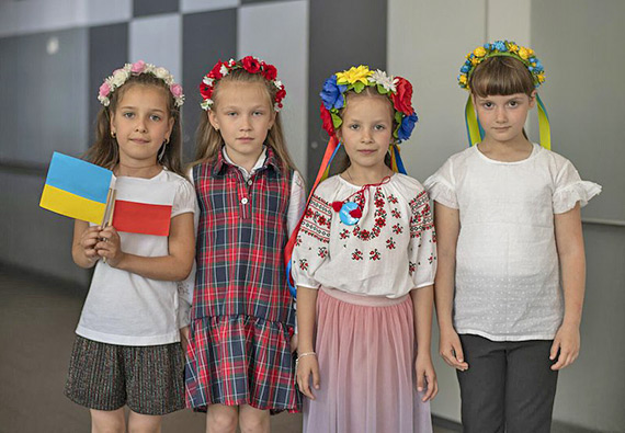 Polskie i ukraińskie dzieci rozpoczynają razem nowy rok szkolny