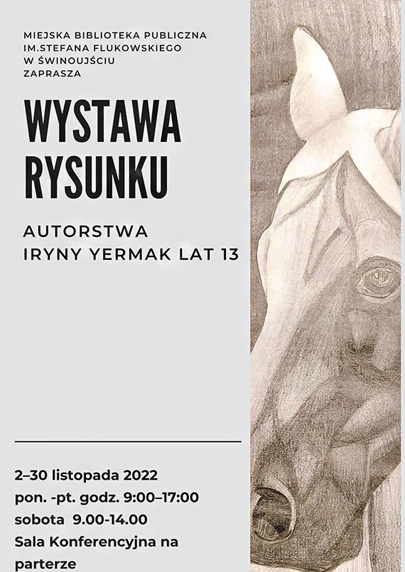 Wystawa rysunku 13. letniej Iryny Yermak