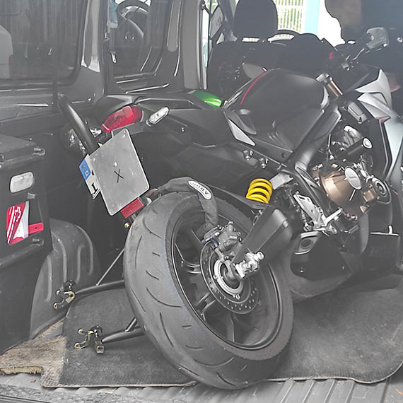 Skradzione motocykle w busie wjedajcym z Niemiec