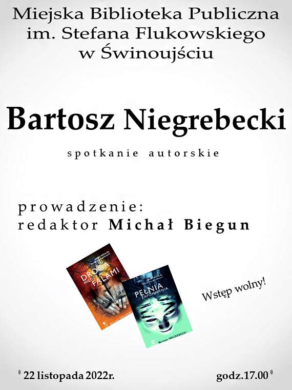Spotkanie autorskie z Panem Bartoszem Niegrebeckim