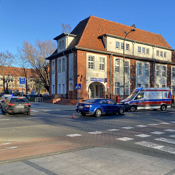 Wypadek na ulicy Wojska Polskiego. Poszkodowana została jedna osoba