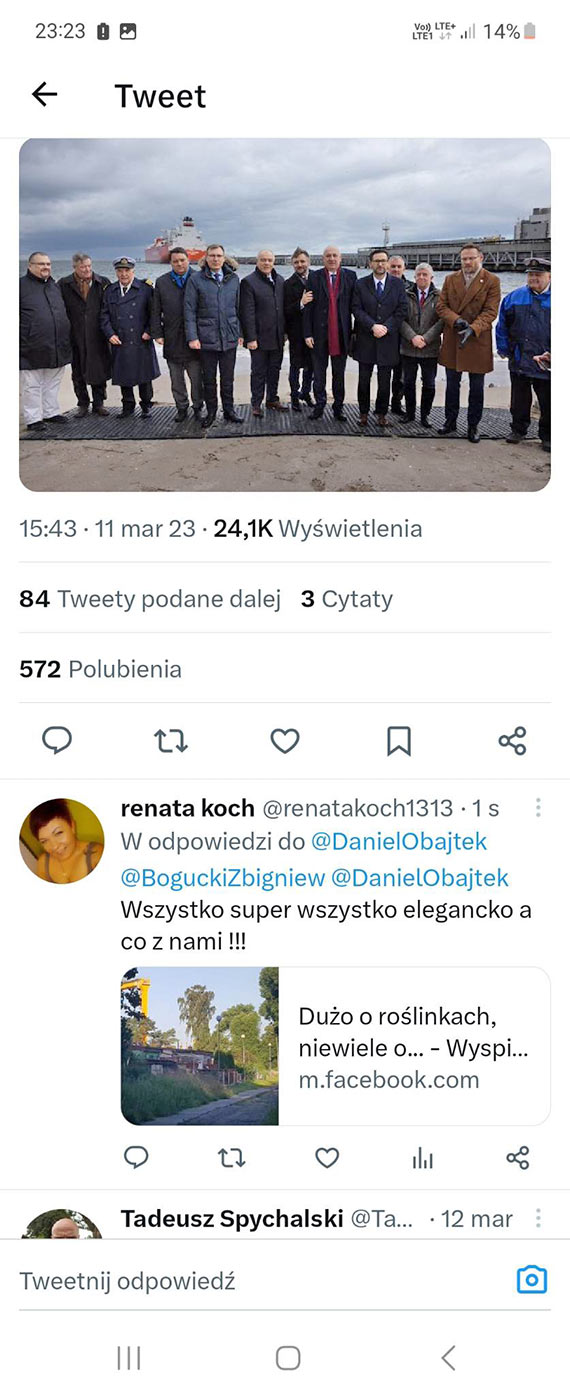 Czy Orlen i prezes Daniel Obajtek pomog mieszkacom ulicy Sotana i Ludzi Morza?