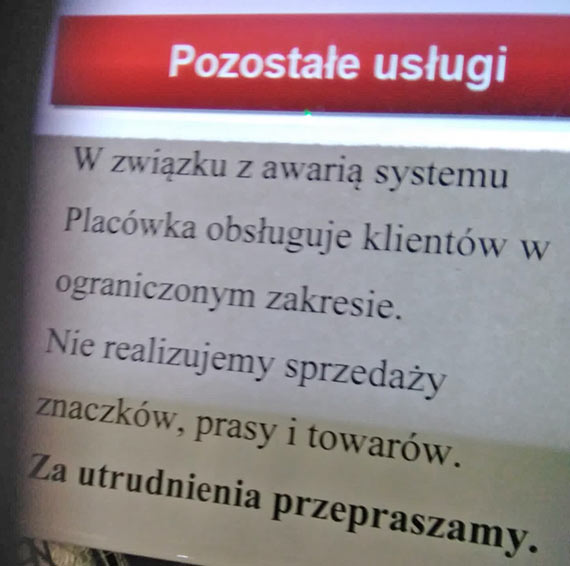 Znaczki na poczcie? Nie w winoujciu!