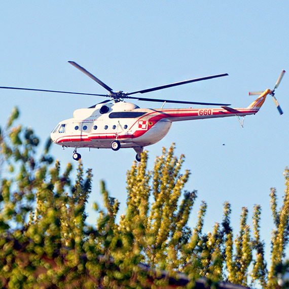 Wyldowanie helikoptera rzdowego na terenie wojska - zwizek z wiczeniem Anakonda 23