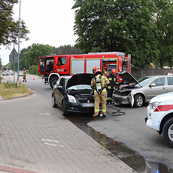 Kolizja drogowa na ulicy Nowokarsiborskiej