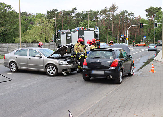 Kolizja drogowa na ulicy Nowokarsiborskiej