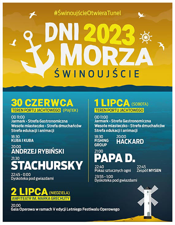 Sezon 2023 w winoujciu – zapraszamy!