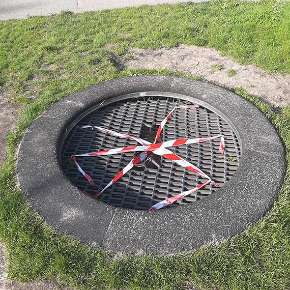 Uszkodzone trampoliny na Promenadzie Zdrowia