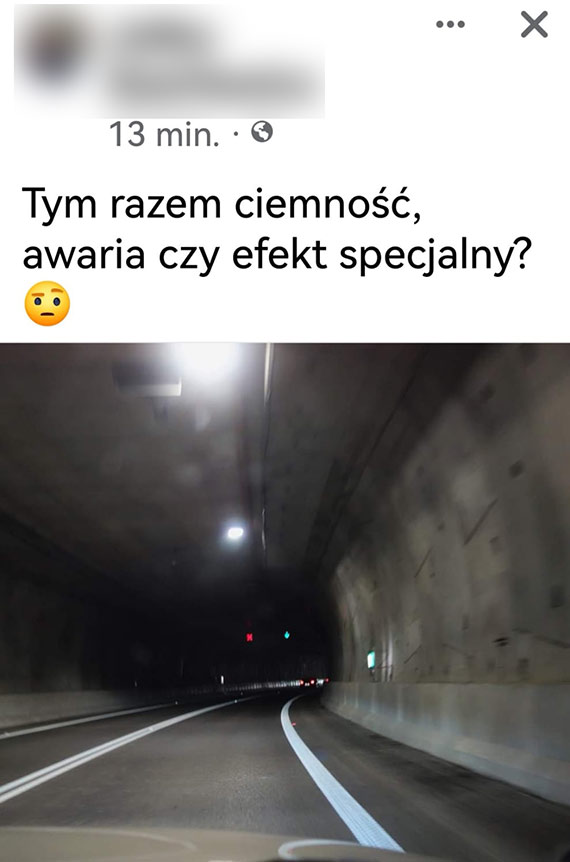 Kontrowersje dotyczce owietlenia w nowo otwartym Tunelu w winoujciu