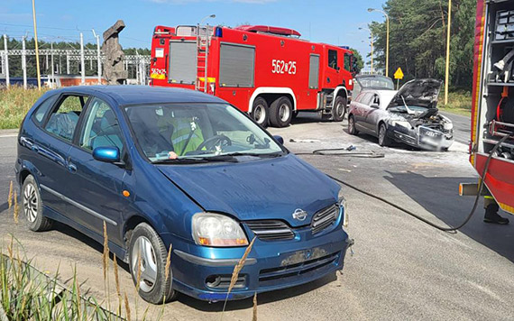 Wypadek na skrzyowaniu ulicy Barlickiego z ulic Wolisk