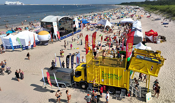 Czysty Bałtyk: ponad 800 wolontariuszy posprzątało plaże w Świnoujściu