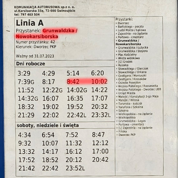 Autobusy w winoujciu: kiedy komunikacja miejska nie suy mieszkacom?