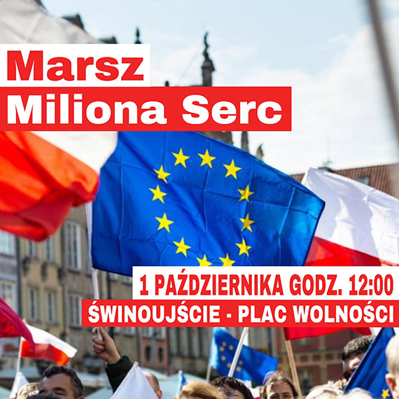 Marsz Miliona serc w winoujciu