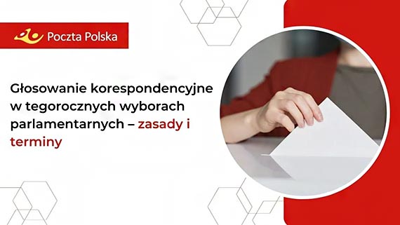 Gosowanie korespondencyjne w tegorocznych wyborach parlamentarnych – zasady i terminy