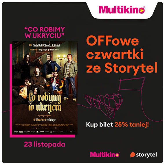 „Co robimy w ukryciu” w ramach OFFowych czwartkw ze Storytel w Multikinie