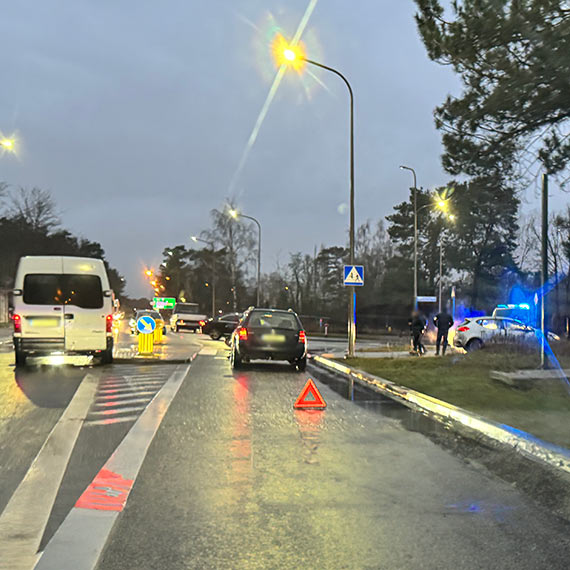 Zdarzenie drogowe z udziaem samochodu i skutera