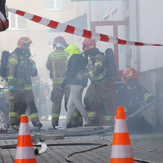 Wybuch gazu w piwnicy przy ulicy Matejki