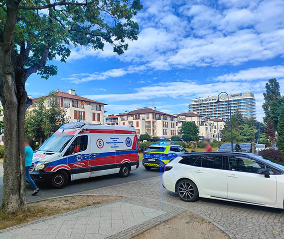 Potrcenie dziecka w dzielnicy Nadmorskiej: Dziewiciolatka trafia do  szpitala