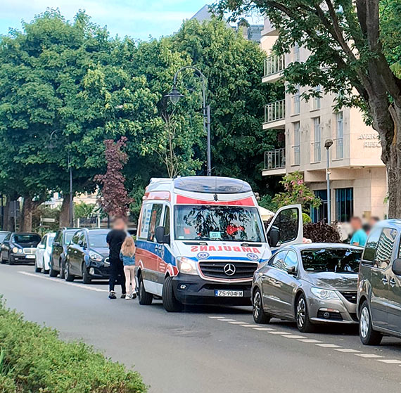 Potrcenie dziecka w dzielnicy Nadmorskiej: Dziewiciolatka trafia do  szpitala